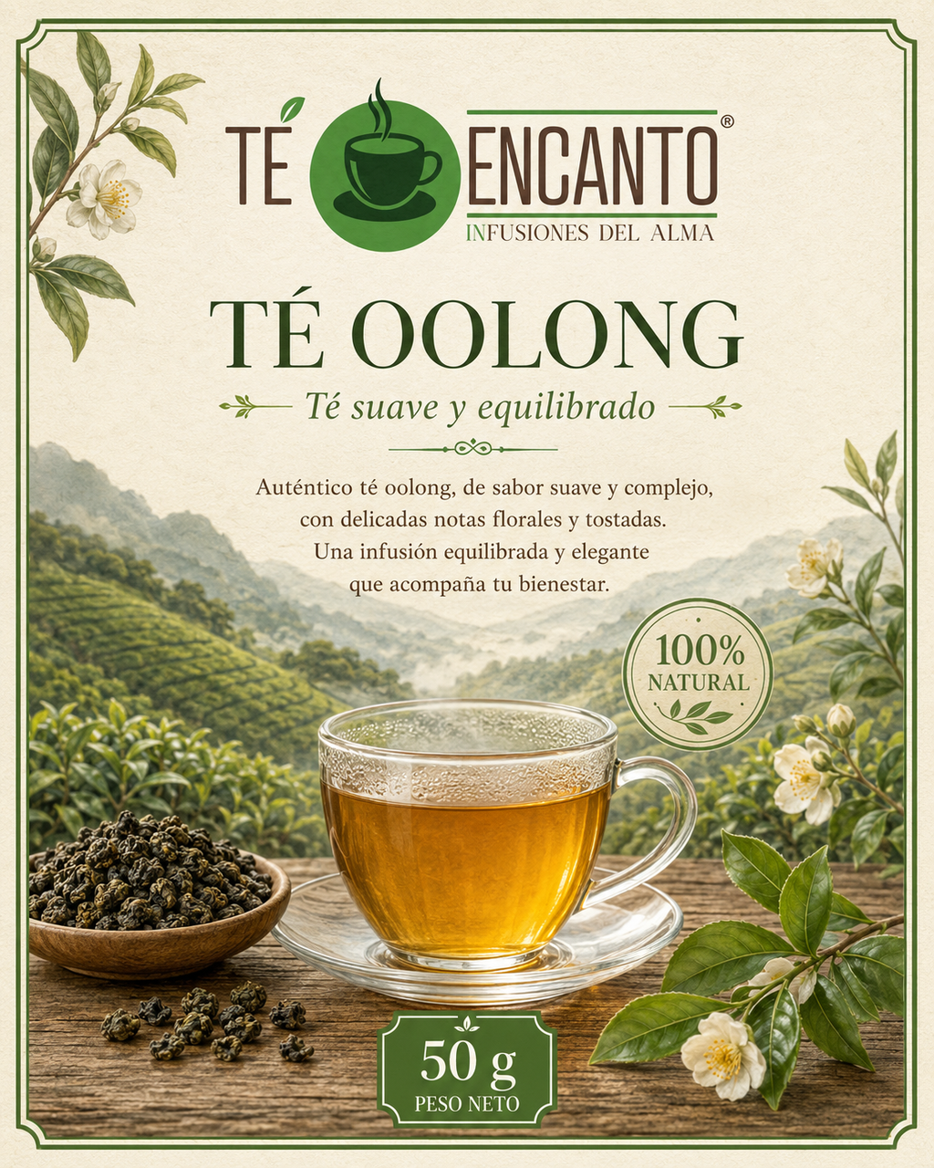 Té Oolong – Equilibrio, suavidad y elegancia en cada taza